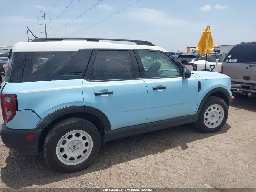 2024 Ford Bronco Sport Heritage VIN: 3FMCR9G63RRE74132 Lot: 45603324