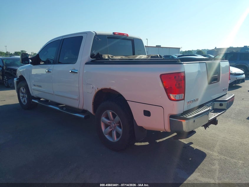 Vin: 1n6aa0ec2cn308277, lot: 46101824, nissan titan sv 20123