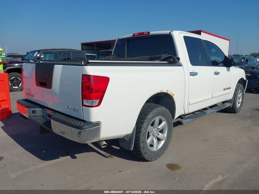 Vin: 1n6aa0ec2cn308277, lot: 46101824, nissan titan sv 20124