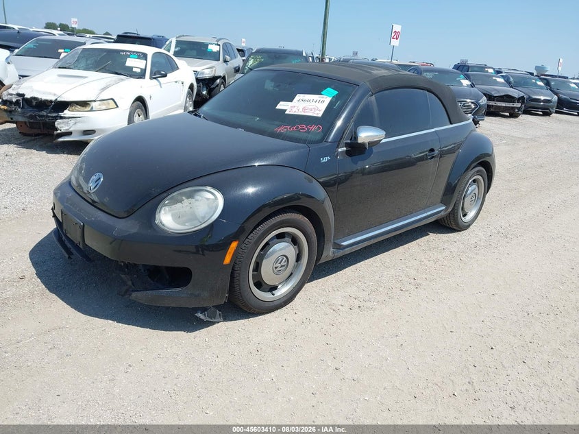 Vin: 3vw5p7at0dm802065, lot: 46101833, volkswagen beetle 2.5l 50s edition 20132