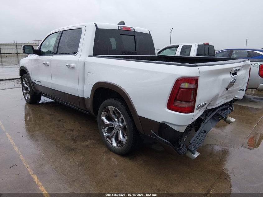 Vin: 1c6srfkt8ln136948, lot: 46101850, ram 1500 laramie longhorn  4x4 5'7 box 20203