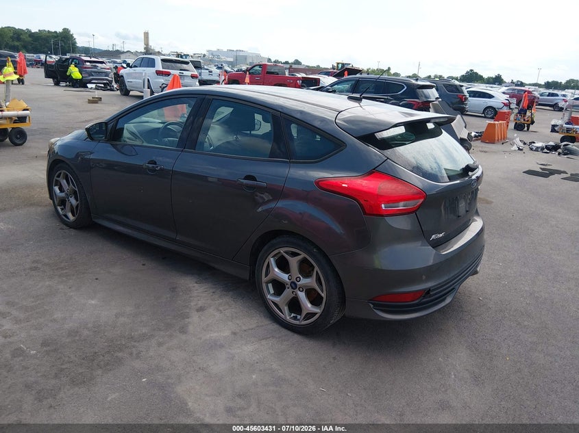 Vin: 1fadp3l91hl306505, lot: 46101854, ford focus st 20173
