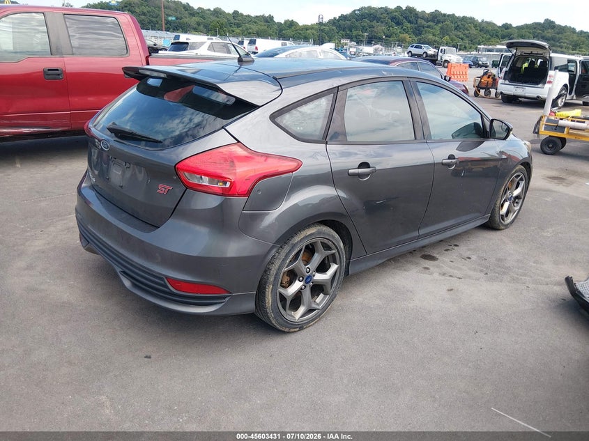 Vin: 1fadp3l91hl306505, lot: 46101854, ford focus st 20174