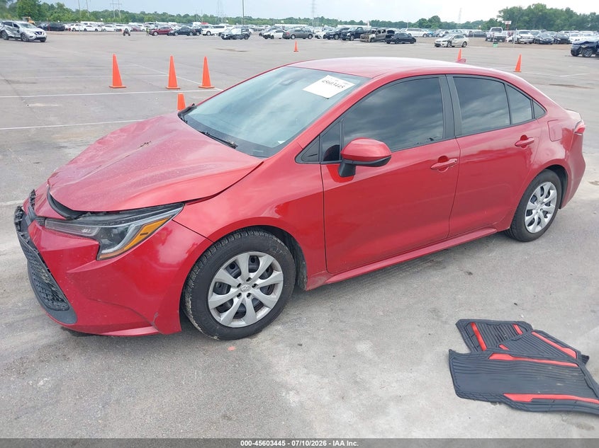 2021 Toyota Corolla, Front End, IAAI, VIN 5YFEPMAE4MP177634 — photo 2
