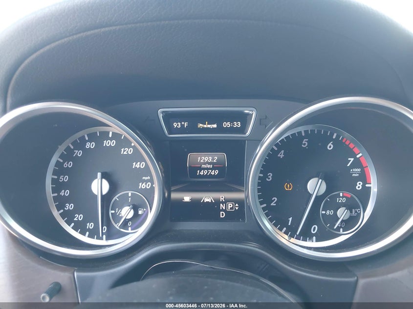 2013 Mercedes-Benz Ml 550 4Matic VIN: 4JGDA7DB5DA123503 Lot: 45603446
