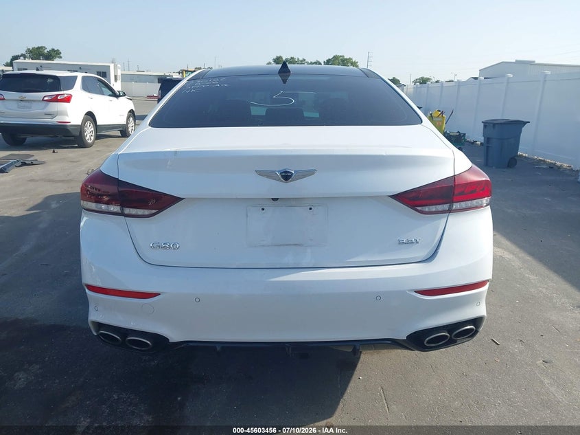 2019 Genesis G80 3.3T Sport VIN: KMTFN4JB3KU321546 Lot: 45603456