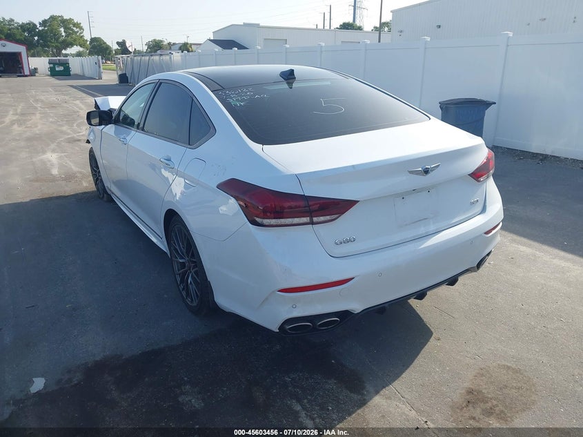 Vin: kmtfn4jb3ku320154, lot: 46101879, genesis g80 sport/ultimate 20193
