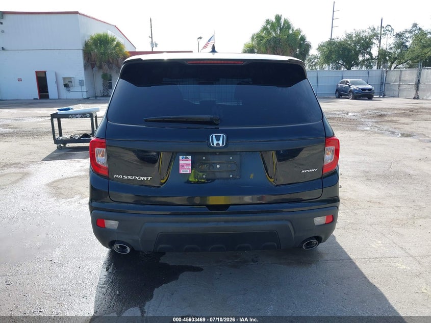 2019 Honda Passport Sport VIN: 5FNYF7H20KB006580 Lot: 45603469