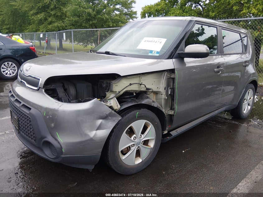 2016 Kia Soul, Front End, IAAI, VIN KNDJN2A22G7396371 — photo 2