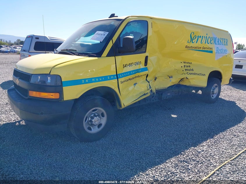 Vin: 1gcwgbfp1r1278399, lot: 46101901, chevrolet express cargo rwd 2500 extended wheelbase wt 20242
