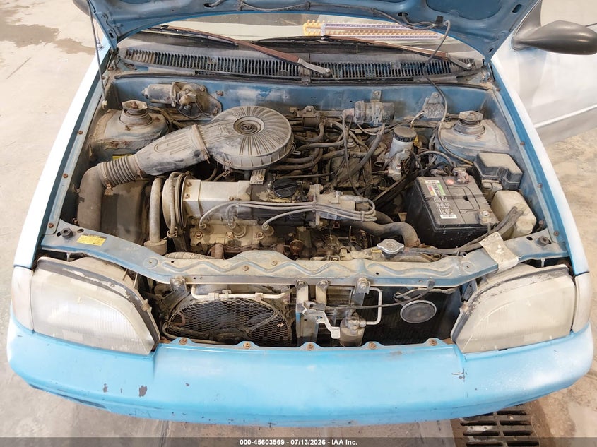 1991 Geo Metro Lsi Sprint Cl VIN: JG1MR336XMK608541 Lot: 45603569