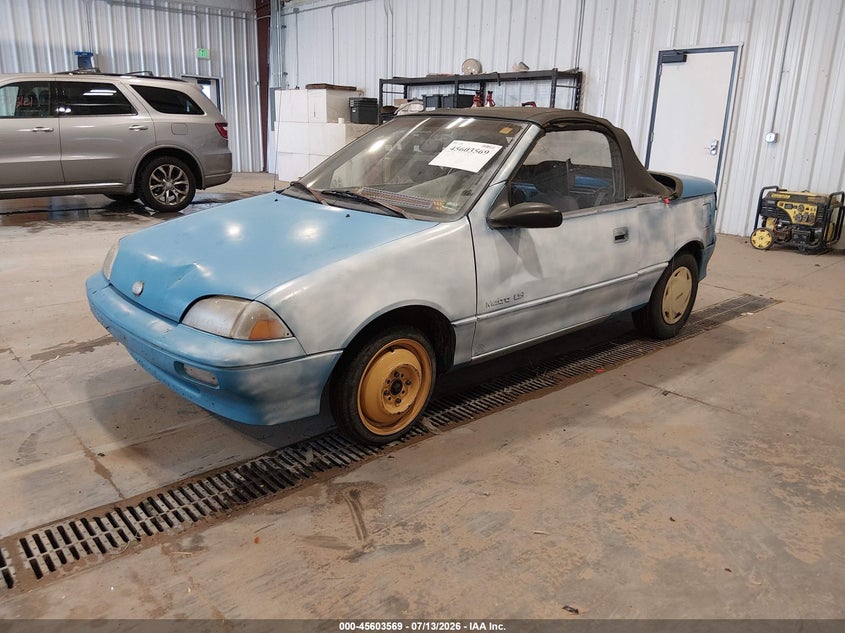 1991 GEO METRO auction photo 2