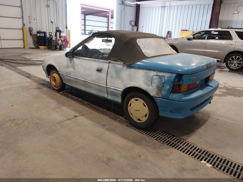 1991 GEO METRO auction photo 3
