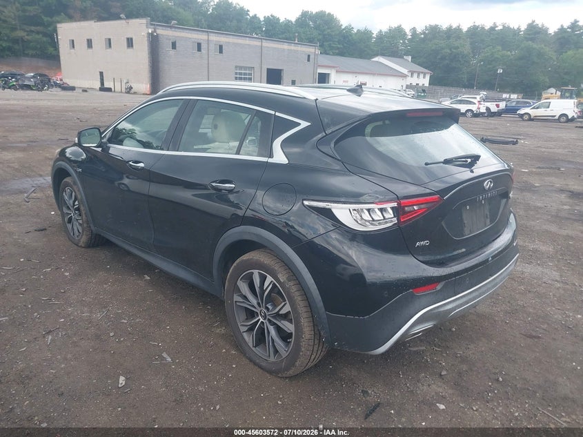 Vin: sjkch5cr9ja044472, lot: 46101995, infiniti qx30 premium 20183