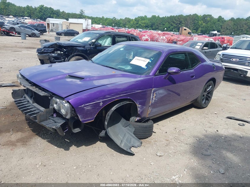 Vin: 2c3cdzag6jh304971, lot: 46102006, dodge challenger sxt plus 20182