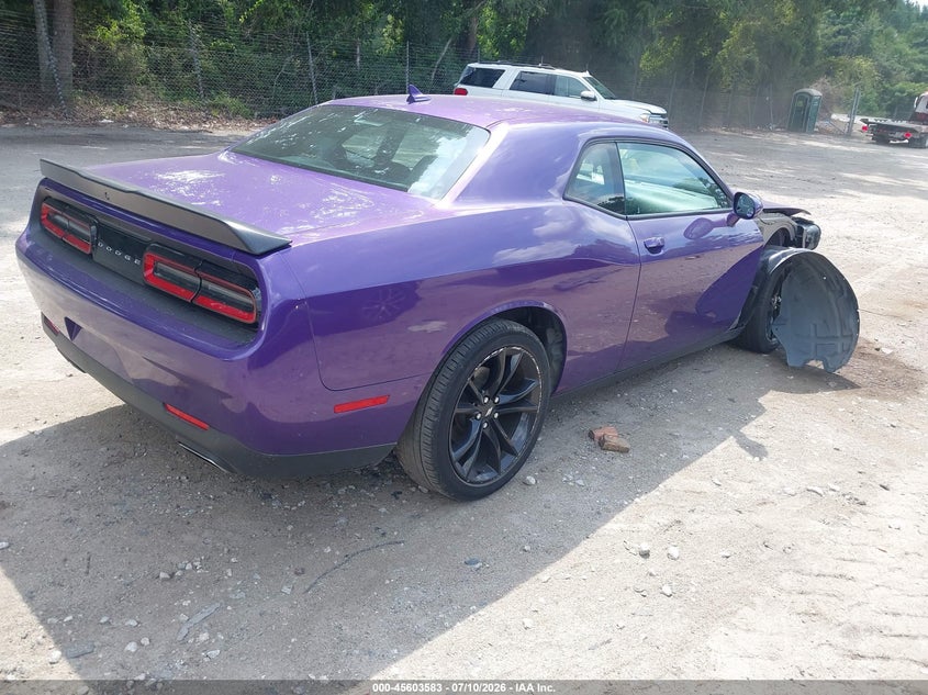 Vin: 2c3cdzag6jh304971, lot: 46102006, dodge challenger sxt plus 20184