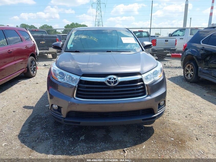 2015 Toyota Highlander Le Plus V6 VIN: 5TDBKRFH1FS149298 Lot: 45603592