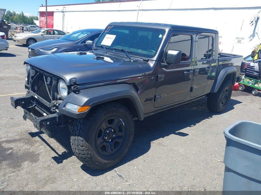 Vin: 1c6hjtag6rl130574, lot: 46102035, jeep gladiator sport 20242