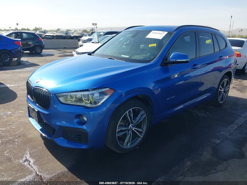2018 BMW X1, Удар ззаду, IAAI, VIN WBXHU7C31J5H43749 — фото 2