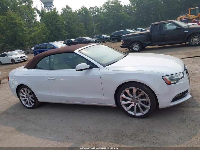 2013 Audi A5 2.0T Premium VIN: WAULFAFHXDN007669 Lot: 45603697