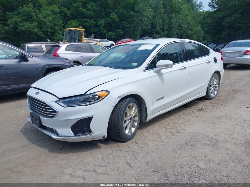 2019 Ford Fusion Hybrid Sel 3FA6P0MU9KR113067 photo 1