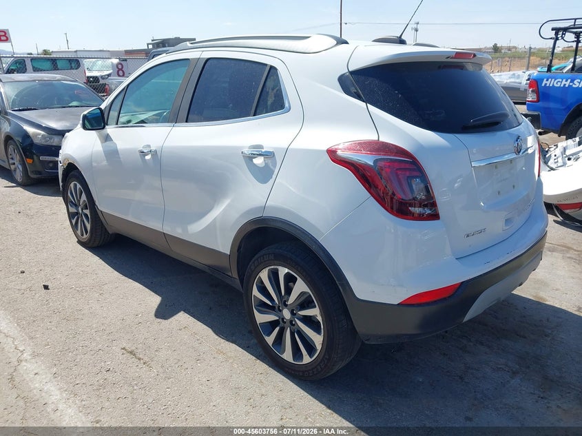Vin: kl4cjcsbxjb644017, lot: 46102179, buick encore essence 20183
