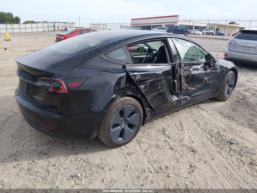 Vin: 5yj3e1eb6nf311486, lot: 46102253, tesla model 3 long range dual motor all-wheel drive 20224