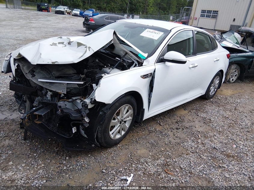 Vin: 5xxgt4l37gg064239, lot: 46102260, kia optima lx 20162
