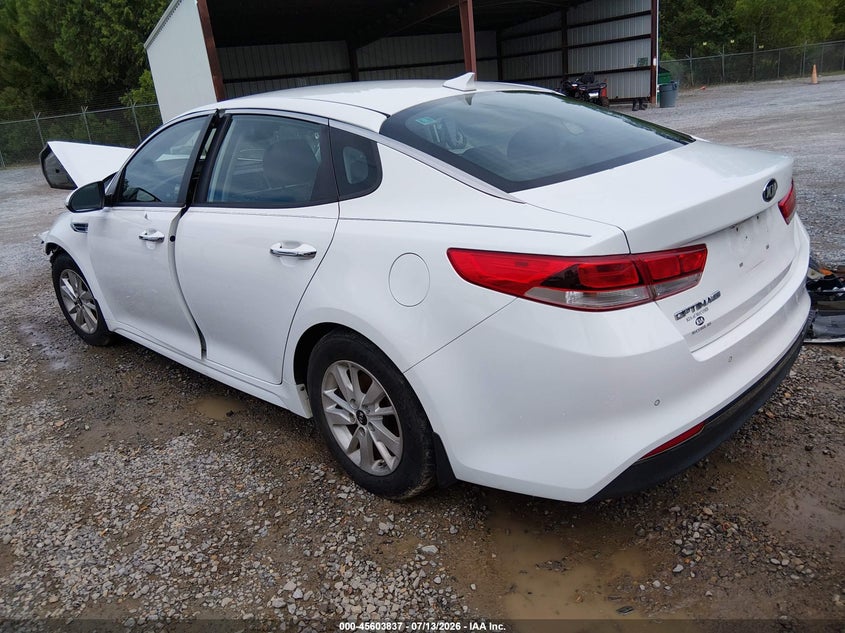 Vin: 5xxgt4l37gg064239, lot: 46102260, kia optima lx 20163