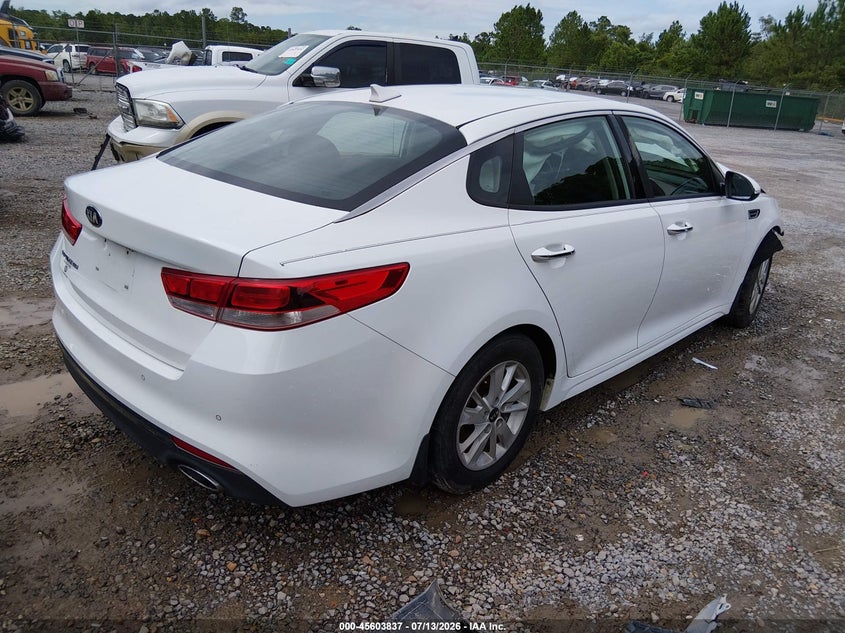 Vin: 5xxgt4l37gg064239, lot: 46102260, kia optima lx 20164