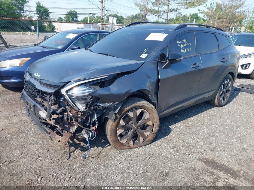 Vin: kndpzdahxp7073104, lot: 46102264, kia sportage plug-in hybrid x-line prestige 20232