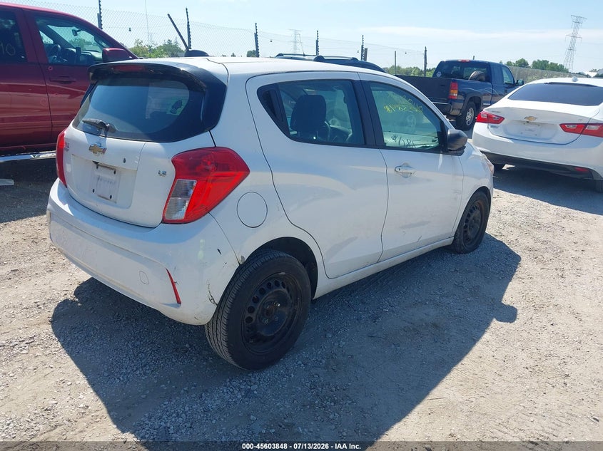 Vin: kl8cb6sa8gc628633, lot: 46102271, chevrolet spark ls cvt 20164