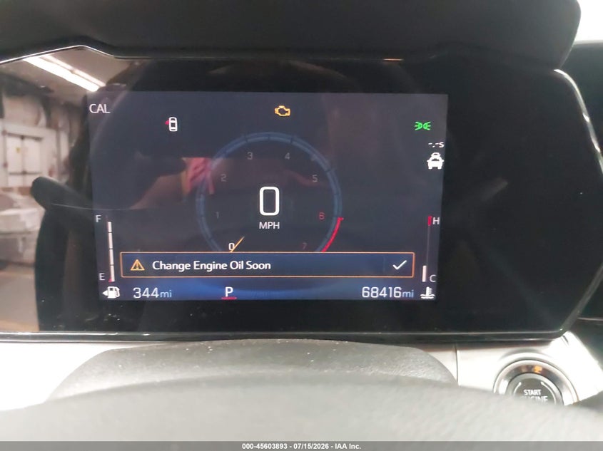 CHEVROLET TRAX 2025 VIN KL77LHEP7SC043470