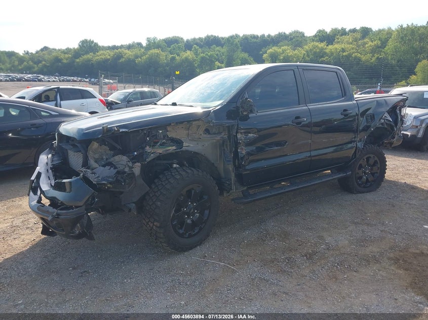 2020 Ford Ranger, Front & Rear, IAAI, VIN 1FTER4FH6LLA35855 — photo 2