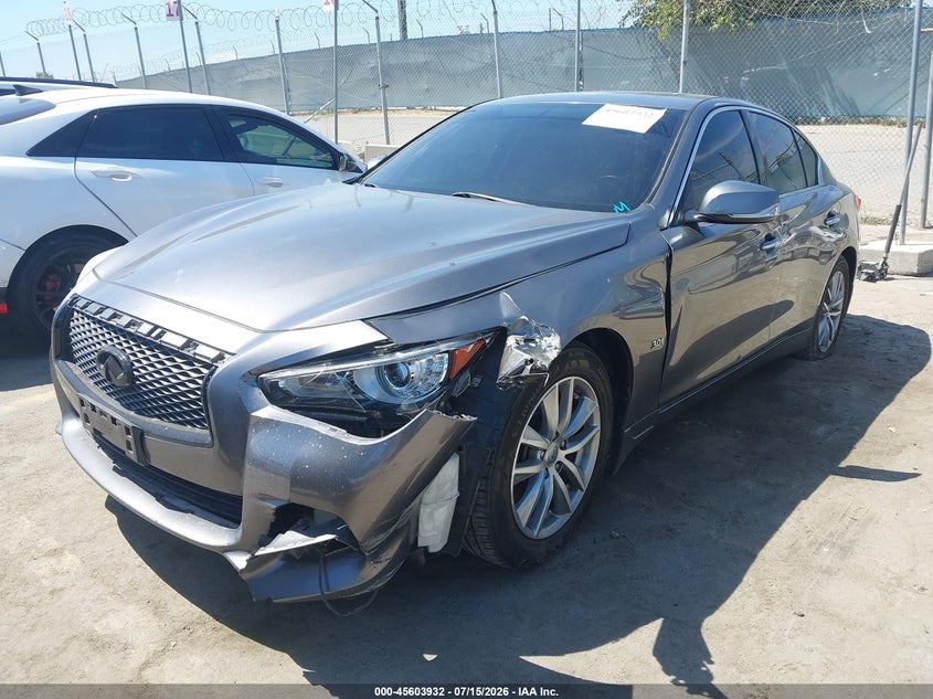 Vin: jn1ev7ap0gm305497, lot: 46102355, infiniti q50 3.0t premium 20162