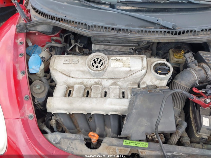 2009 Volkswagen New Beetle 2.5L VIN: 3VWPW31C39M515041 Lot: 45603956