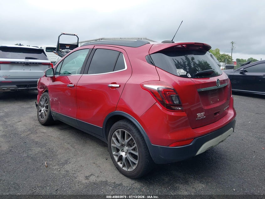 Vin: kl4cj1sbxhb200084, lot: 46102402, buick encore sport touring 20173