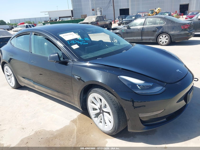 Vin: 5yj3e1ea5mf063012, lot: 46102411, tesla model 3 standard range plus rear-wheel drive 20211