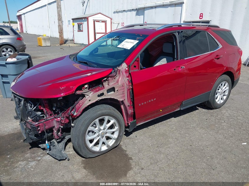 2019 Chevrolet Equinox, Удар спереду, IAAI, VIN 2GNAXKEV8K6227888 — фото 2