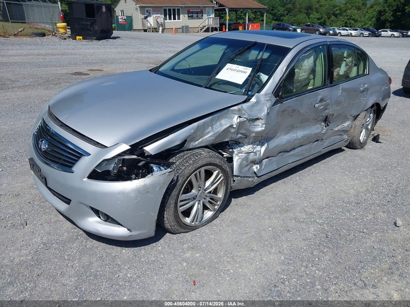 2011 Infiniti G37X VIN: JN1CV6AR3BM355192 Lot: 45604000