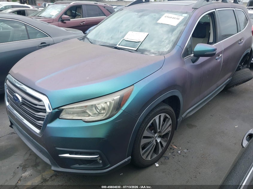 Vin: 4s4wmapd5k3436482, lot: 46102453, subaru ascent limited 20192