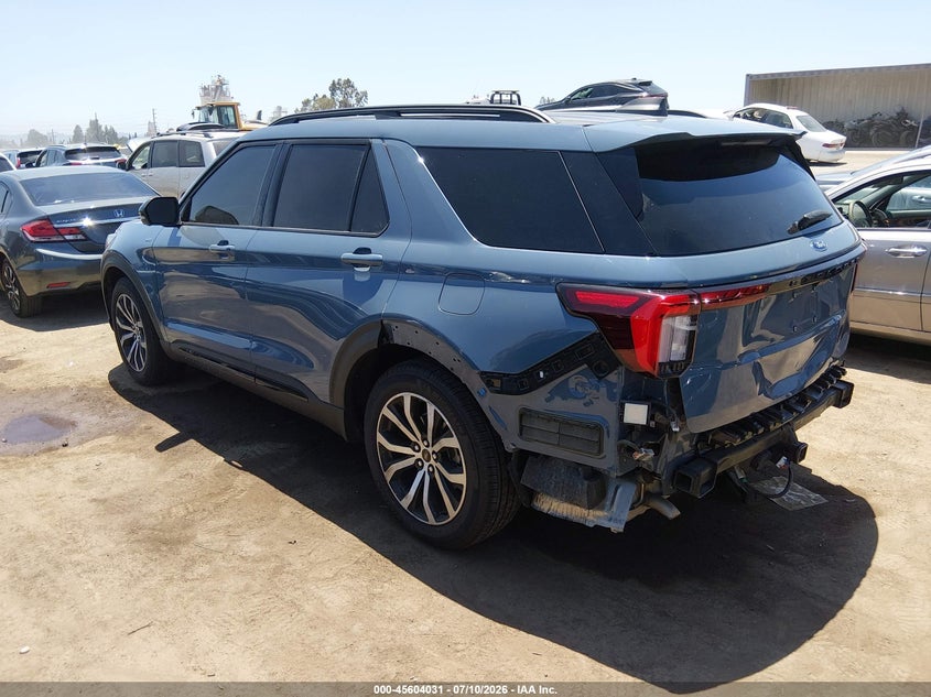 Vin: 1fmuk7kh2sga20621, lot: 46102454, ford explorer st-line 20253