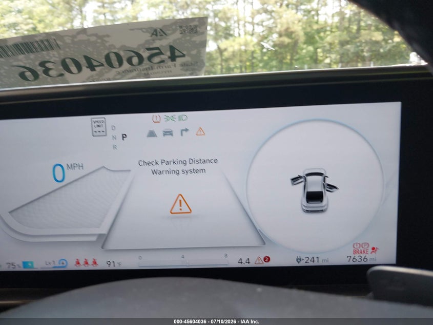 2025 Hyundai Ioniq 6 Se VIN: KMHM24AA7SA114841 Lot: 45604036