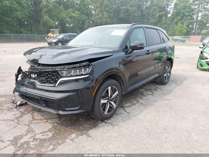 Vin: 5xyrl4lc0ng152664, lot: 46102493, kia sorento s 20222