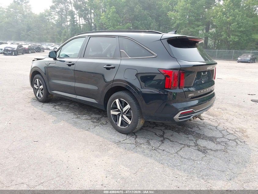 Vin: 5xyrl4lc0ng152664, lot: 46102493, kia sorento s 20223