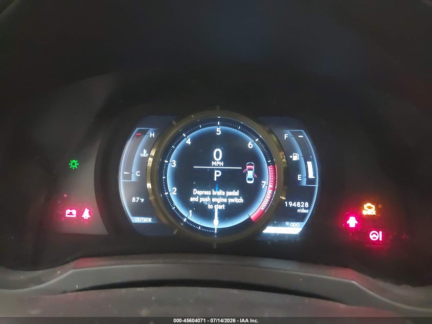 2014 Lexus Is 350 VIN: JTHCE1D22E5005337 Lot: 45604071