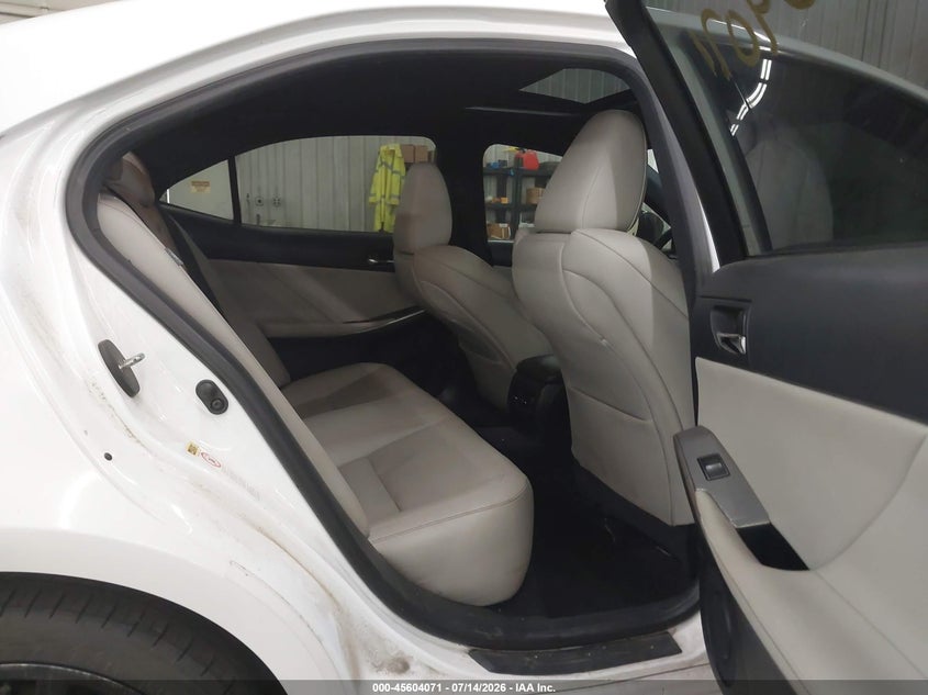 2014 Lexus Is 350 VIN: JTHCE1D22E5005337 Lot: 45604071