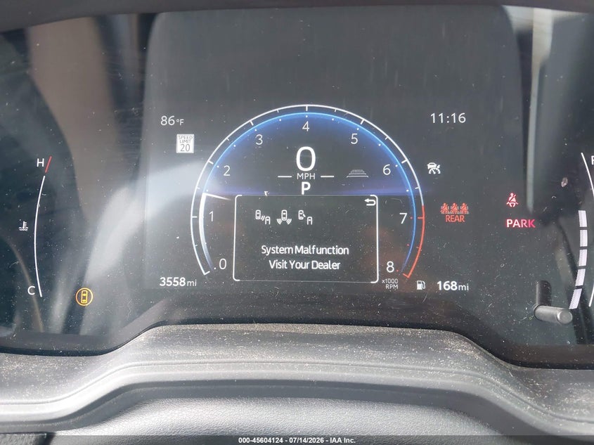 2026 Toyota Corolla Cross Le VIN: 7MUBAAAG4TV161661 Lot: 45604124