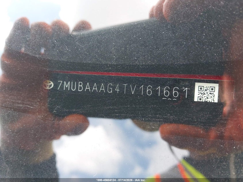 2026 Toyota Corolla Cross Le VIN: 7MUBAAAG4TV161661 Lot: 45604124