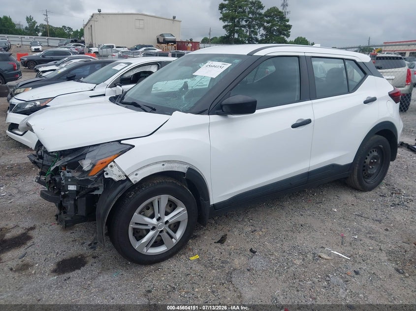 2022 Nissan Kicks S Xtronic Cvt, Front End, IAAI, VIN 3N1CP5BV9NL496976 — photo 2